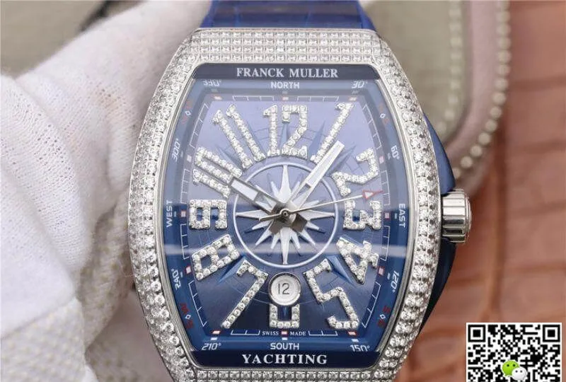 Franck Muller Vanguard V45.SC.DT.AC.BL 1:1 Best Edition Replica Watch Swiss ETA2824-2
